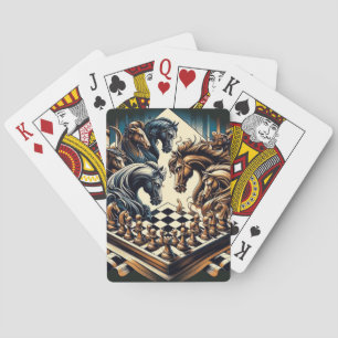 The game of knights – chess meets fantasy poker cards