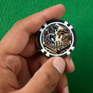 The game of knights – chess meets fantasy poker chips