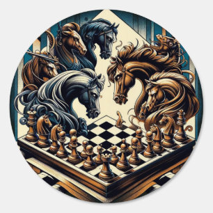 The game of knights – chess meets fantasy sign