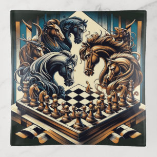 The game of knights – chess meets fantasy trinket tray