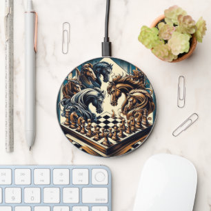 The game of knights – chess meets fantasy wireless charger 