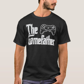 The Gamefather Fun Gaming Fathers Day Parody Gamer T-Shirt
