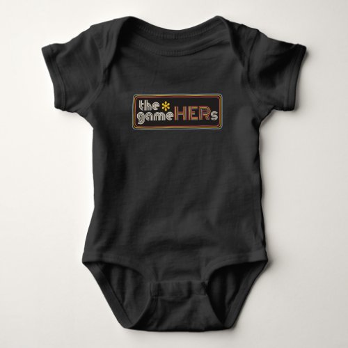 ThegameHERs Horizontal Logo Baby Bodysuit