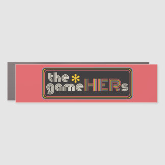 The*gameHERs Horizontal Logo Car Magnet