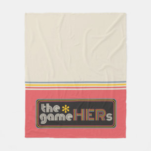 The*gameHERs Horizontal Logo Fleece Blanket