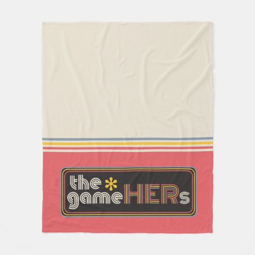 ThegameHERs Horizontal Logo Fleece Blanket