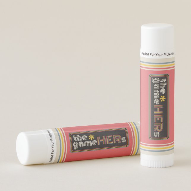 The*gameHERs Horizontal Logo Lip Balm (Front)