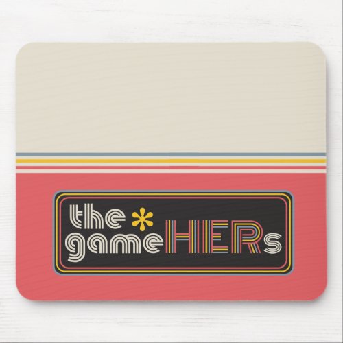 ThegameHERs Horizontal Logo Mouse Pad