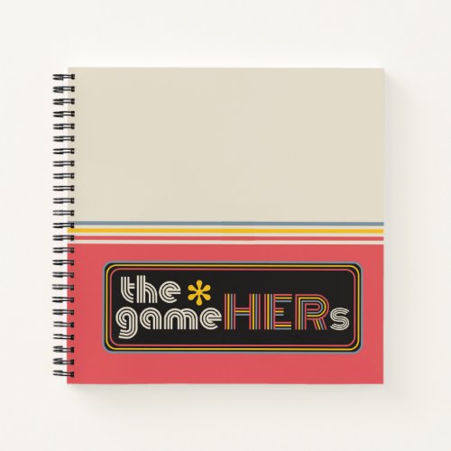 ThegameHERs Horizontal Logo Notebook