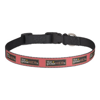 The*gameHERs Horizontal Logo Pet Collar