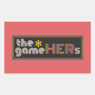 The*gameHERs Horizontal Logo Rectangular Sticker