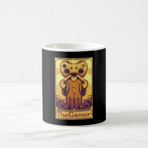 The Gamer Pixel Tarot Card Coffee Mug