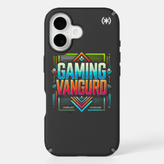 The "Gaming Vanguard" T-shirt design features iPhone 16 Case