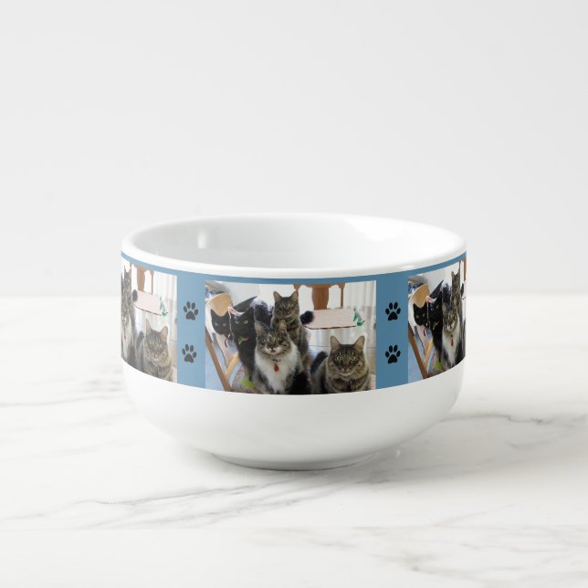 The Gang of Cats Soup Mug (Front)