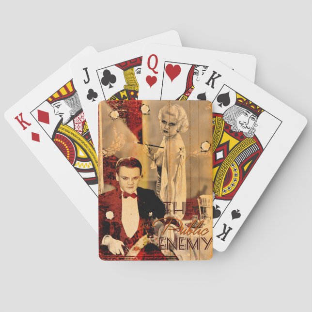The Gangster's Blonde Girl Poker Cards (Back)
