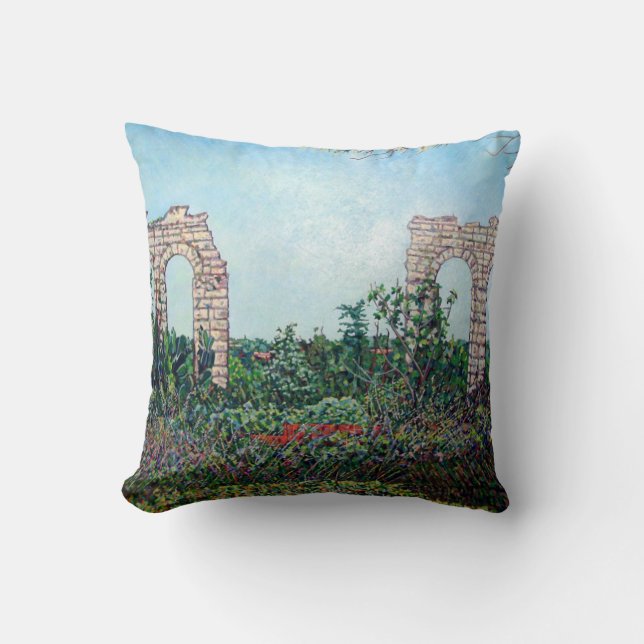 The Gap Throw Pillow (Front)