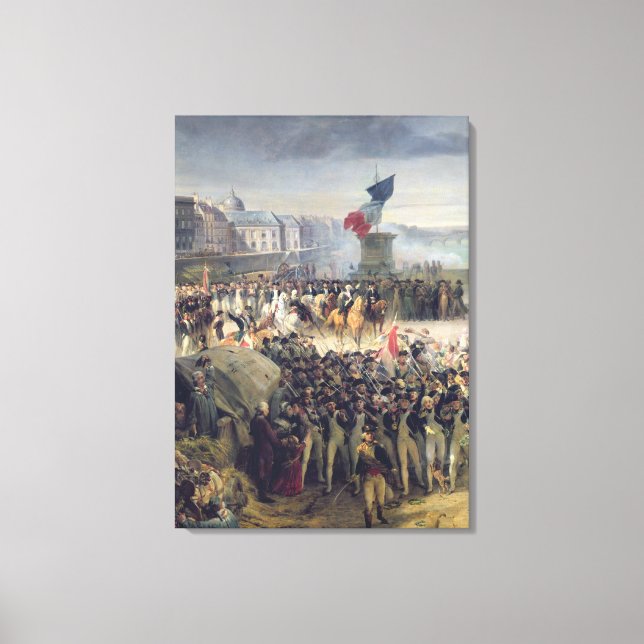 The Garde Nationale de Paris Canvas Print (Front)