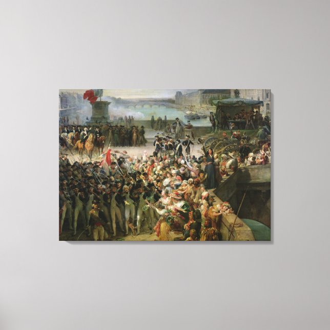 The Garde Nationale de Paris Canvas Print (Front)