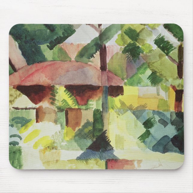The Garden, 1914 (w/c on paper) Mouse Pad (Front)