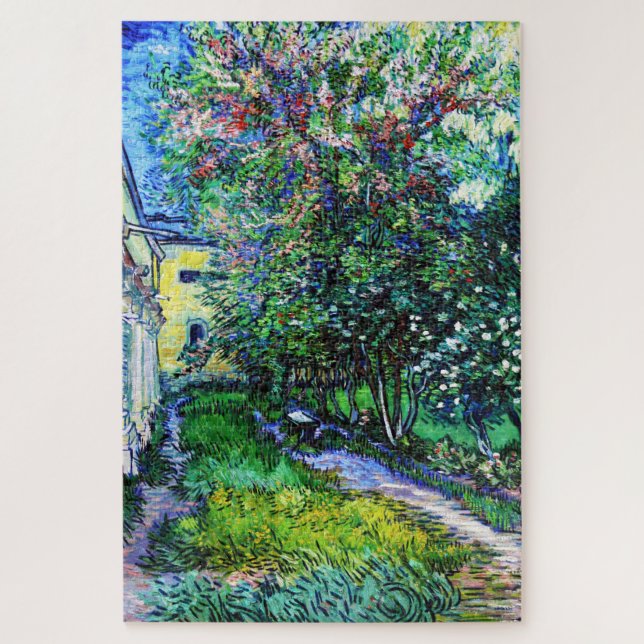 The Garden at the Asylum at Saint-Rémy, Van Gogh Jigsaw Puzzle (Vertical)