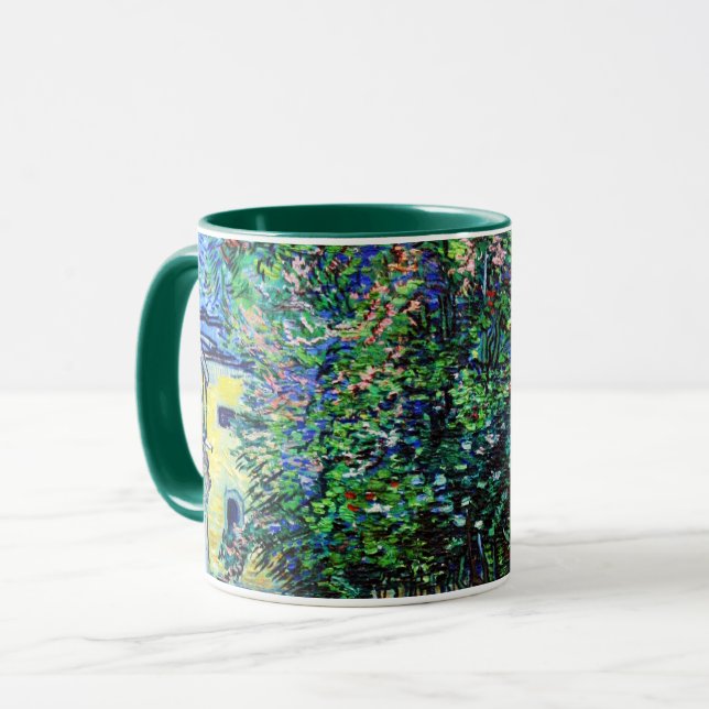 The Garden at the Asylum at Saint-Rémy, Van Gogh Mug (Front Left)