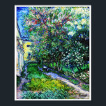 The Garden at the Asylum at Saint-Rémy, Van Gogh Poster<br><div class="desc">Vincent Willem van Gogh (30 March 1853 – 29 July 1890) was a Dutch post-impressionist painter who is among the most famous and influential figures in the history of Western art. In just over a decade, he created about 2, 100 artworks, including around 860 oil paintings, most of which date...</div>