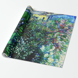 The Garden at the Asylum at Saint-Rémy, Van Gogh Wrapping Paper