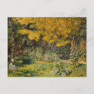 The Garden by Claude Monet Postcard
