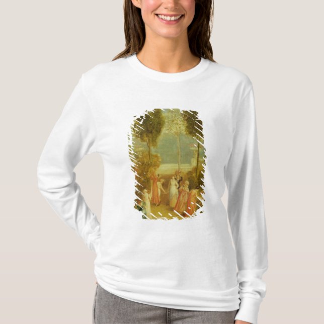 The Garden, c.1820 (oil on panel) T-Shirt (Front)