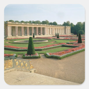 The Garden Facade of the Grand Trianon, 1687 (phot Square Sticker