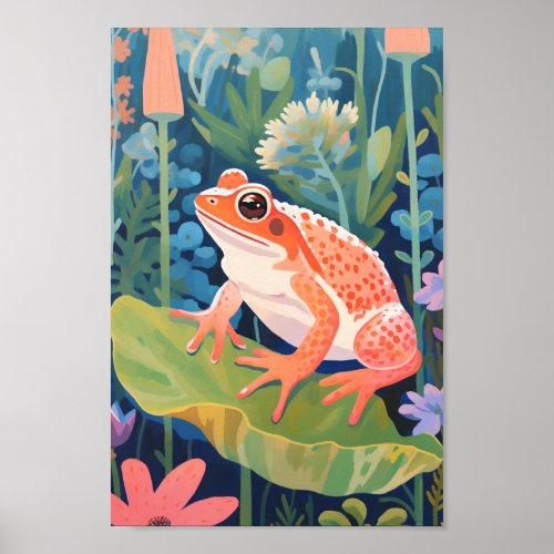 The Garden Frog Poster