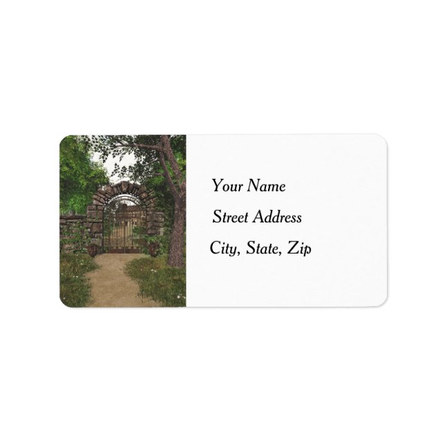 The Garden Gate - Address Labels (Front)