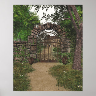 The Garden Gate Poster Print