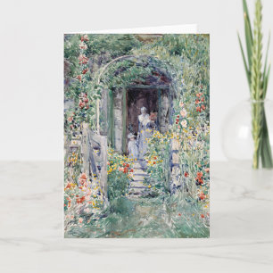 The Garden in Its Glory   Childe Hassam Card