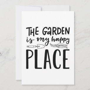 The Garden Is My Happy Place Thank You Card
