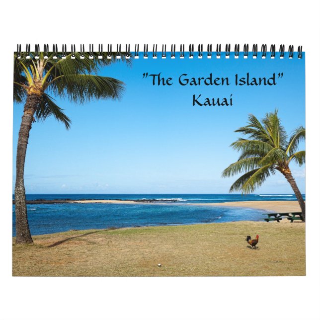 The Garden Island, Kauai Calendar (Cover)