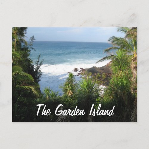 the garden island postcard