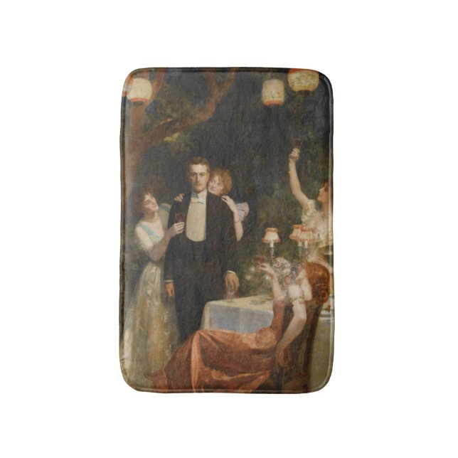 The Garden of Armida (by John Collier) Bath Mat (Front Vertical)