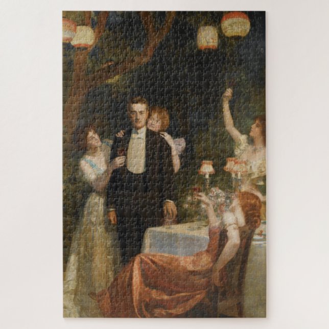 The Garden of Armida (by John Collier) Jigsaw Puzzle (Vertical)