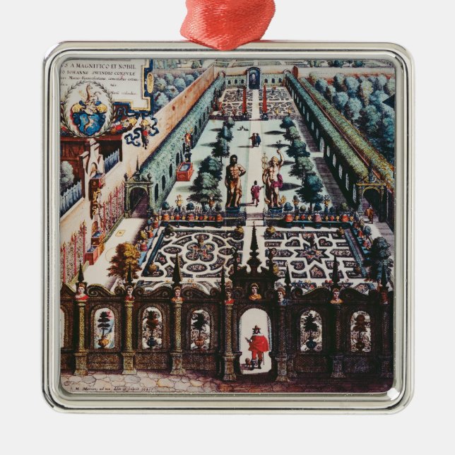 The Garden of Burgermeister Schwind Metal Ornament (Front)