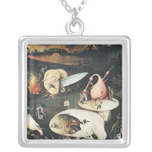 The Garden of Earthly Delights 2 Silver Plated Necklace