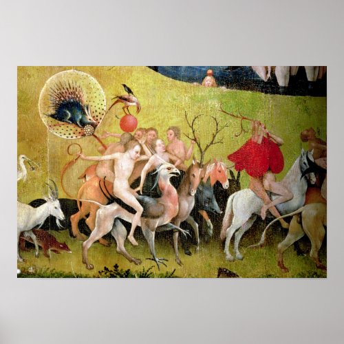 The Garden of Earthly Delights Allegory of Poster