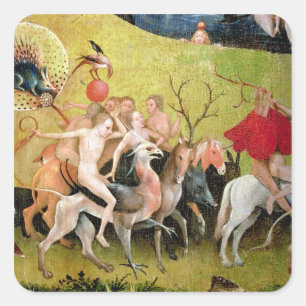 The Garden of Earthly Delights: Allegory of Square Sticker
