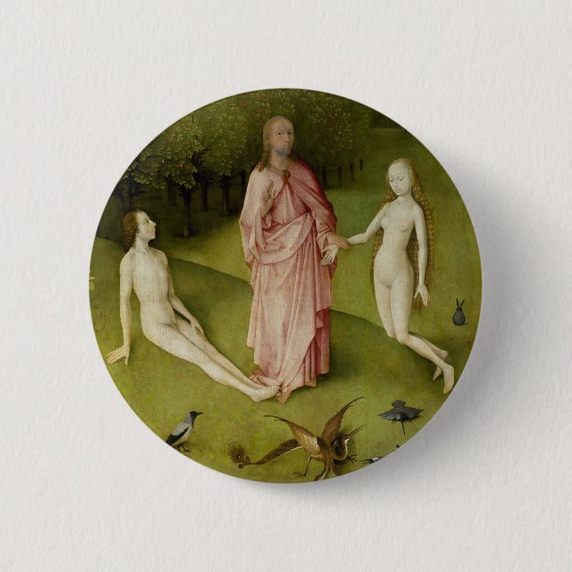 The Garden of Earthly Delights, Fifteenth Century Button (Front)