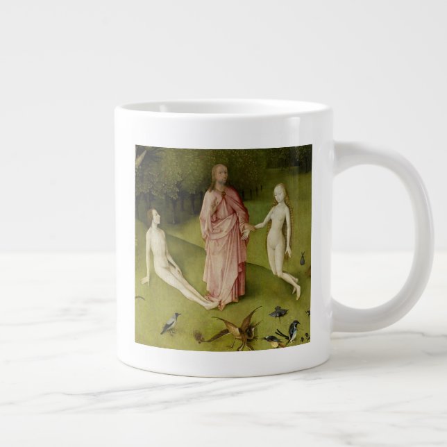 The Garden of Earthly Delights, Fifteenth Century Large Coffee Mug (Right)