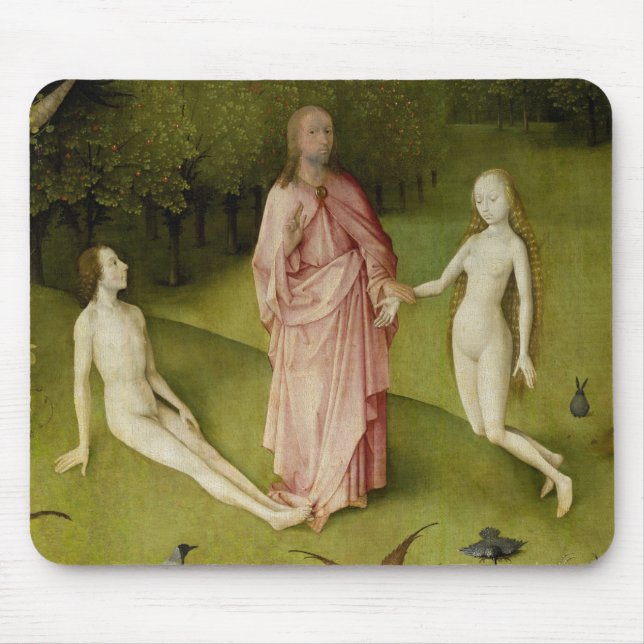 The Garden of Earthly Delights, Fifteenth Century Mouse Pad (Front)