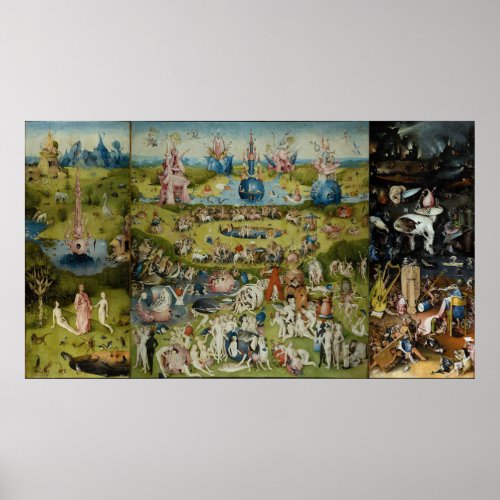The Garden of Earthly Delights Hieronymus Bosch Poster