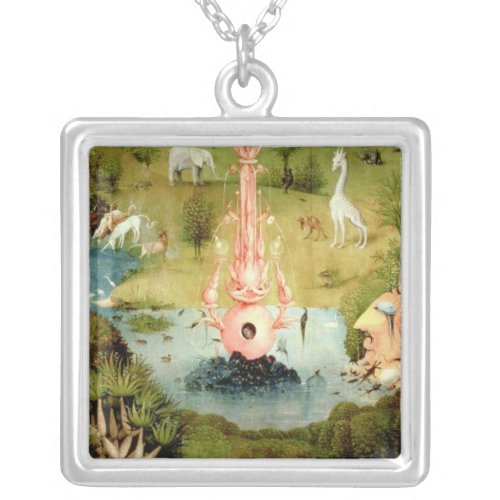 The Garden of Earthly Delights Silver Plated Necklace