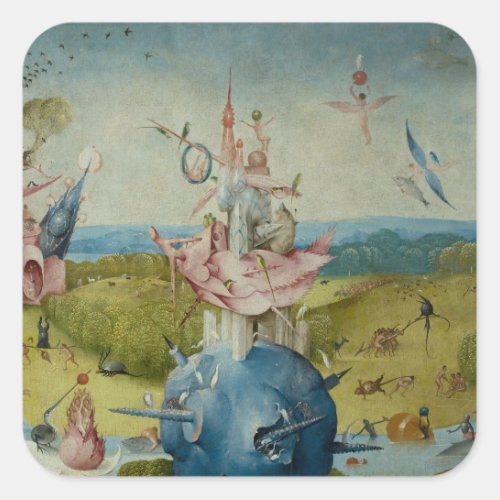 The Garden of Earthly Delights Square Sticker