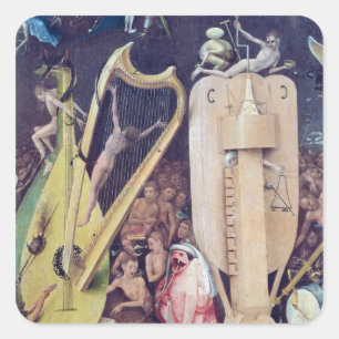 The Garden of Earthly Delights Square Sticker